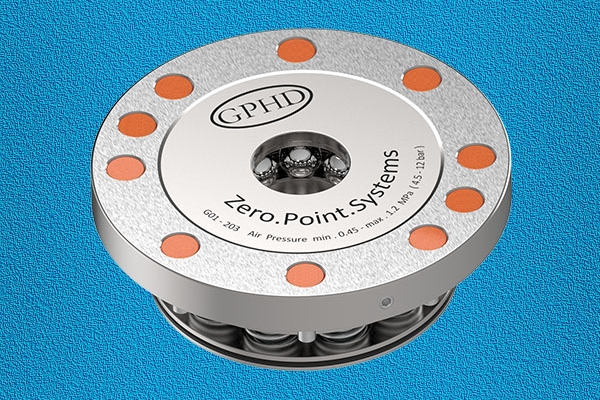 气压式零点夹紧单元